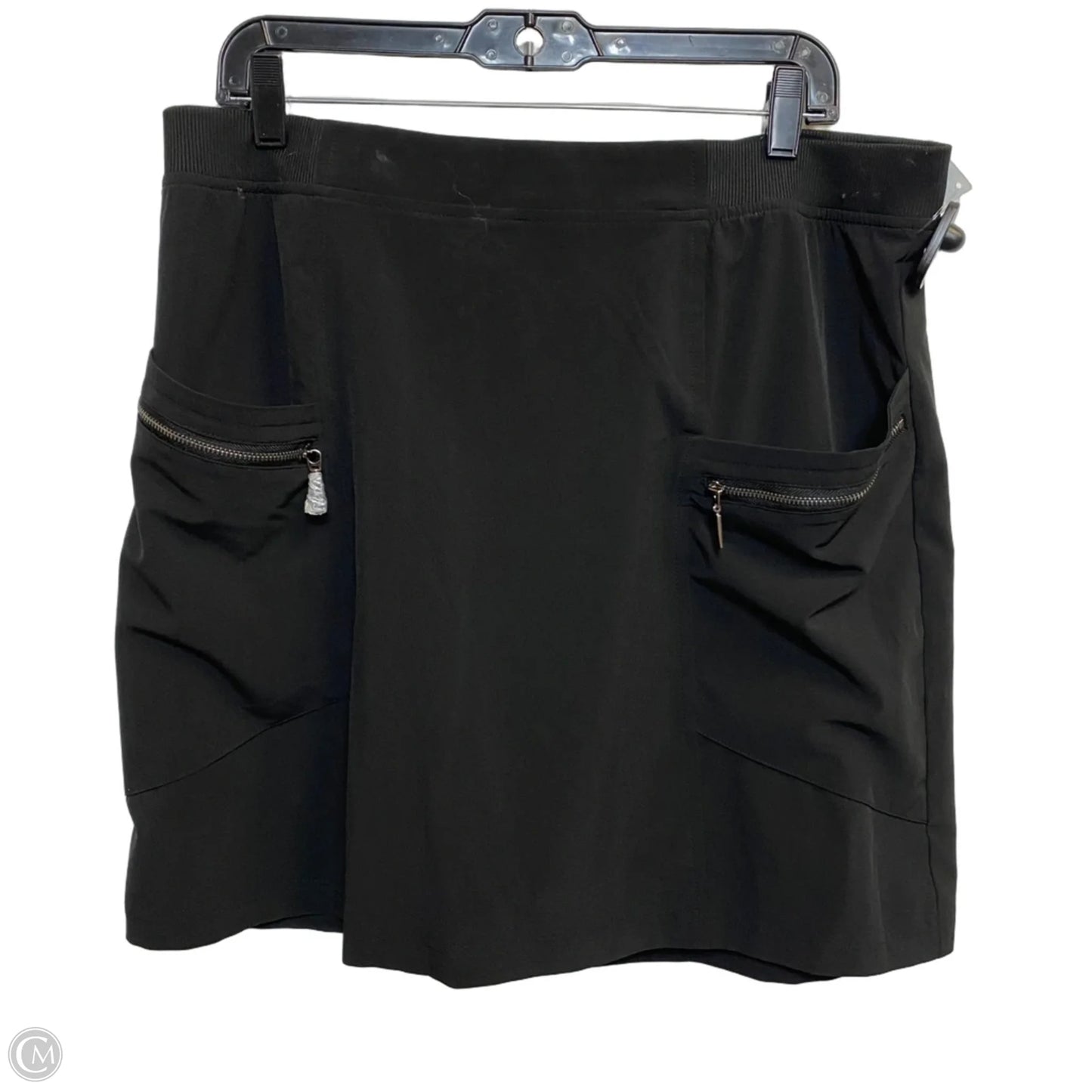 Athletic Skirt By Chicos In Black, Size: Xl