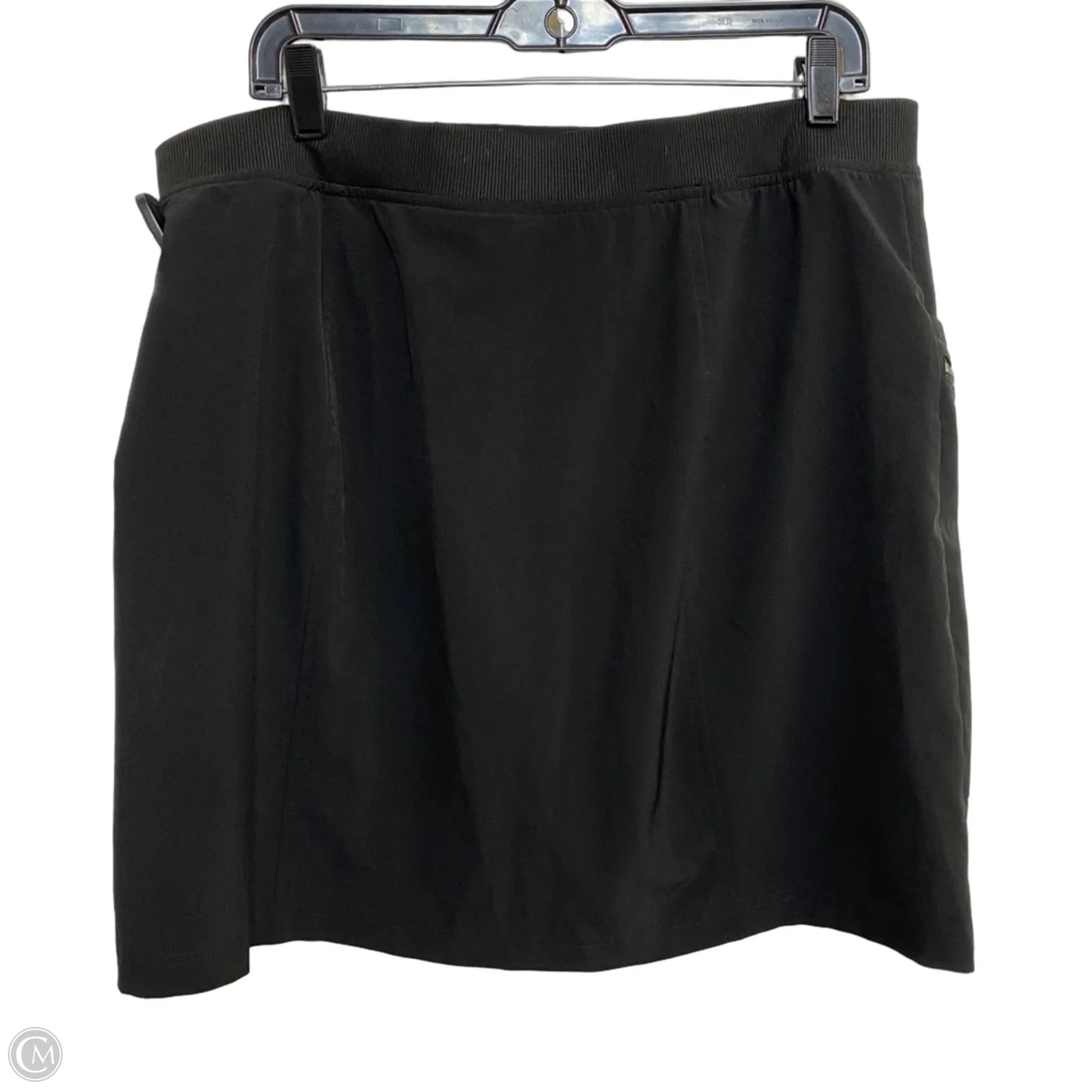 Athletic Skirt By Chicos In Black, Size: Xl