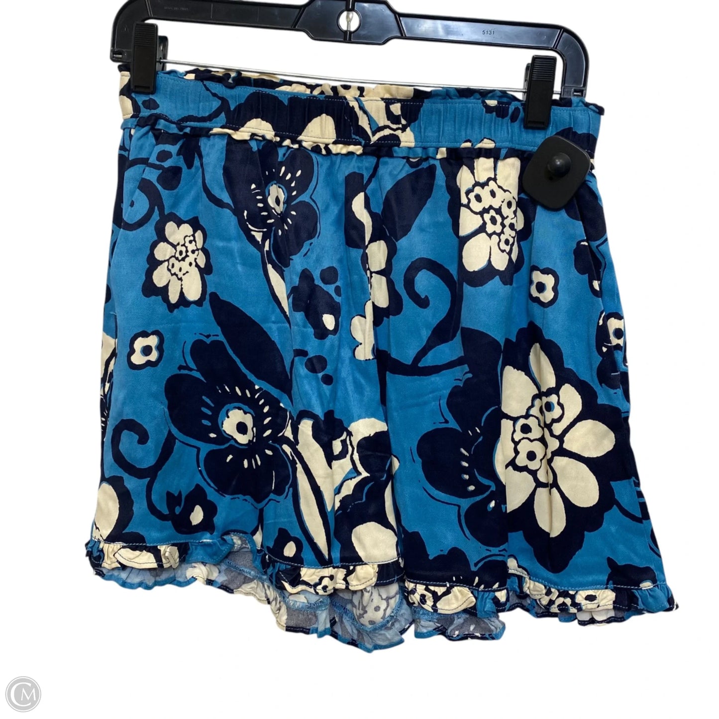 Shorts By Maeve In Blue & Cream, Size: Xs