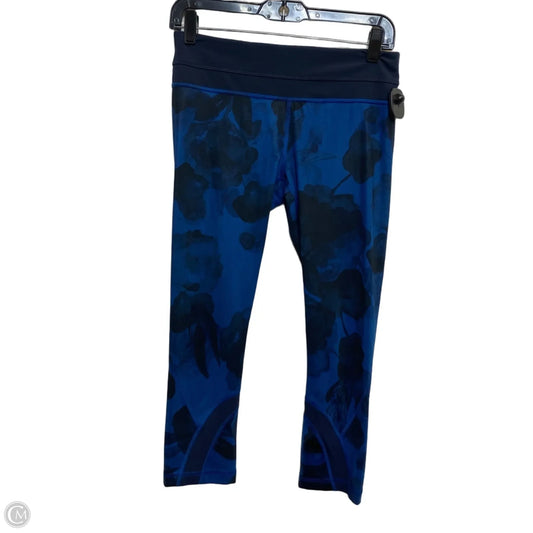 Athletic Capris By Lululemon In Blue, Size: S