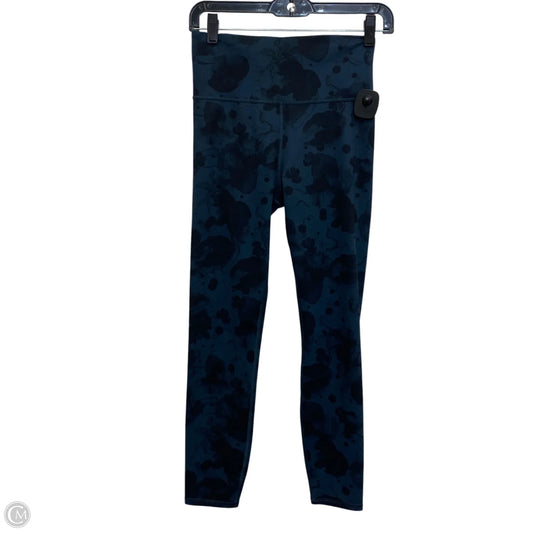 Athletic Leggings By Vuori In Black & Green, Size: S