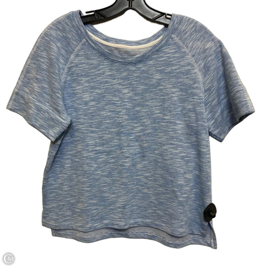 Top Short Sleeve By Philosophy In Blue, Size: L