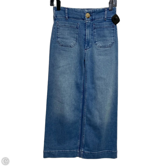 Jeans Cropped By Maeve In Blue Denim, Size: 0p