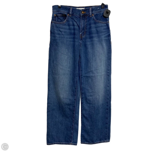 Jeans Wide Leg By Madewell In Blue Denim, Size: 2p
