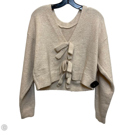 Sweater By Mable In Tan, Size: S