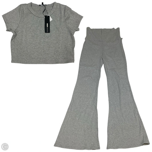 Pants Set 2pc By Fashion Nova In Grey, Size: Xl