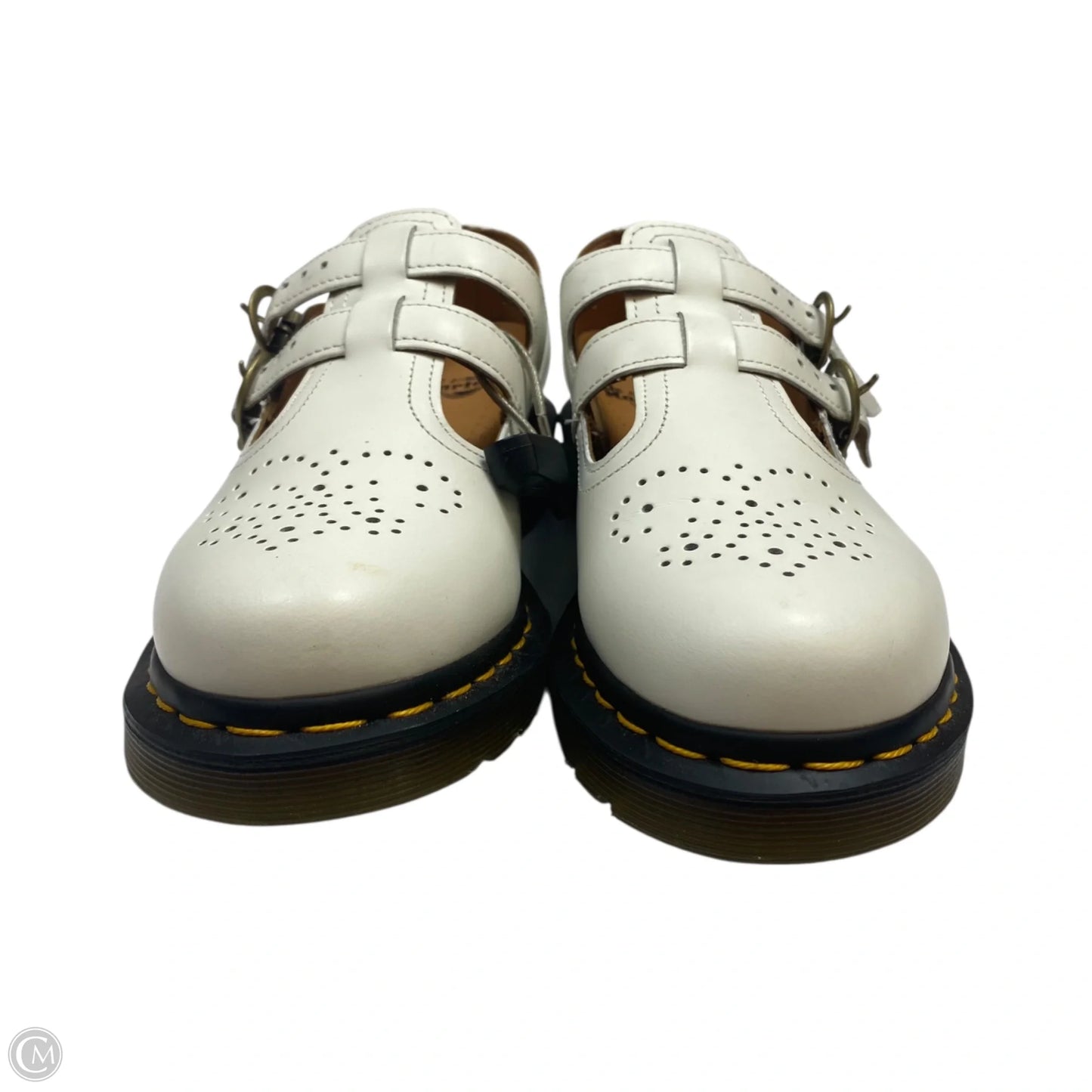 Shoes Designer By Dr Martens In Cream, Size: 7