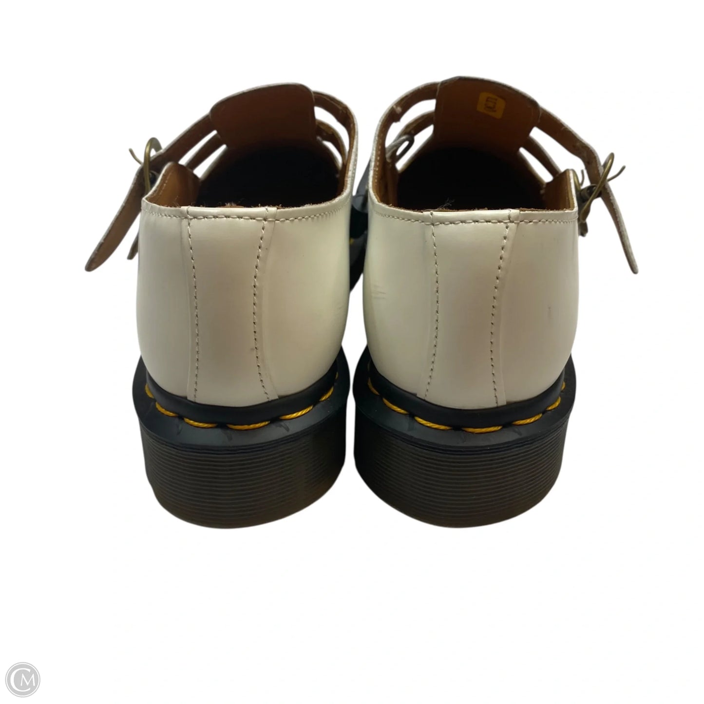 Shoes Designer By Dr Martens In Cream, Size: 7