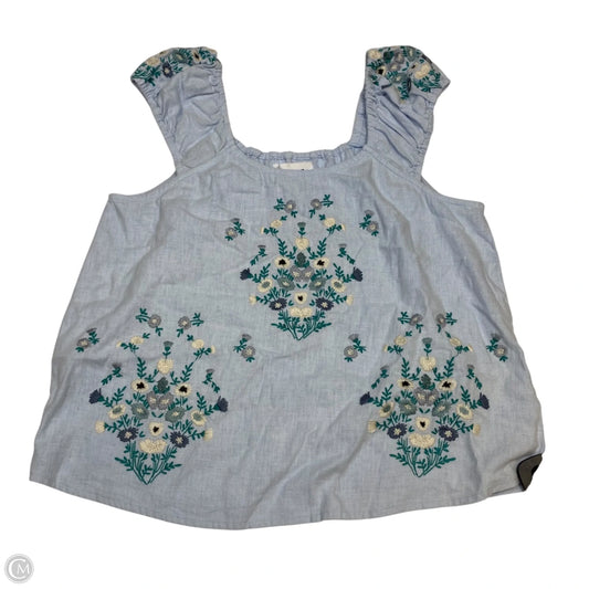 Top Sleeveless By Dear John In Blue, Size: S