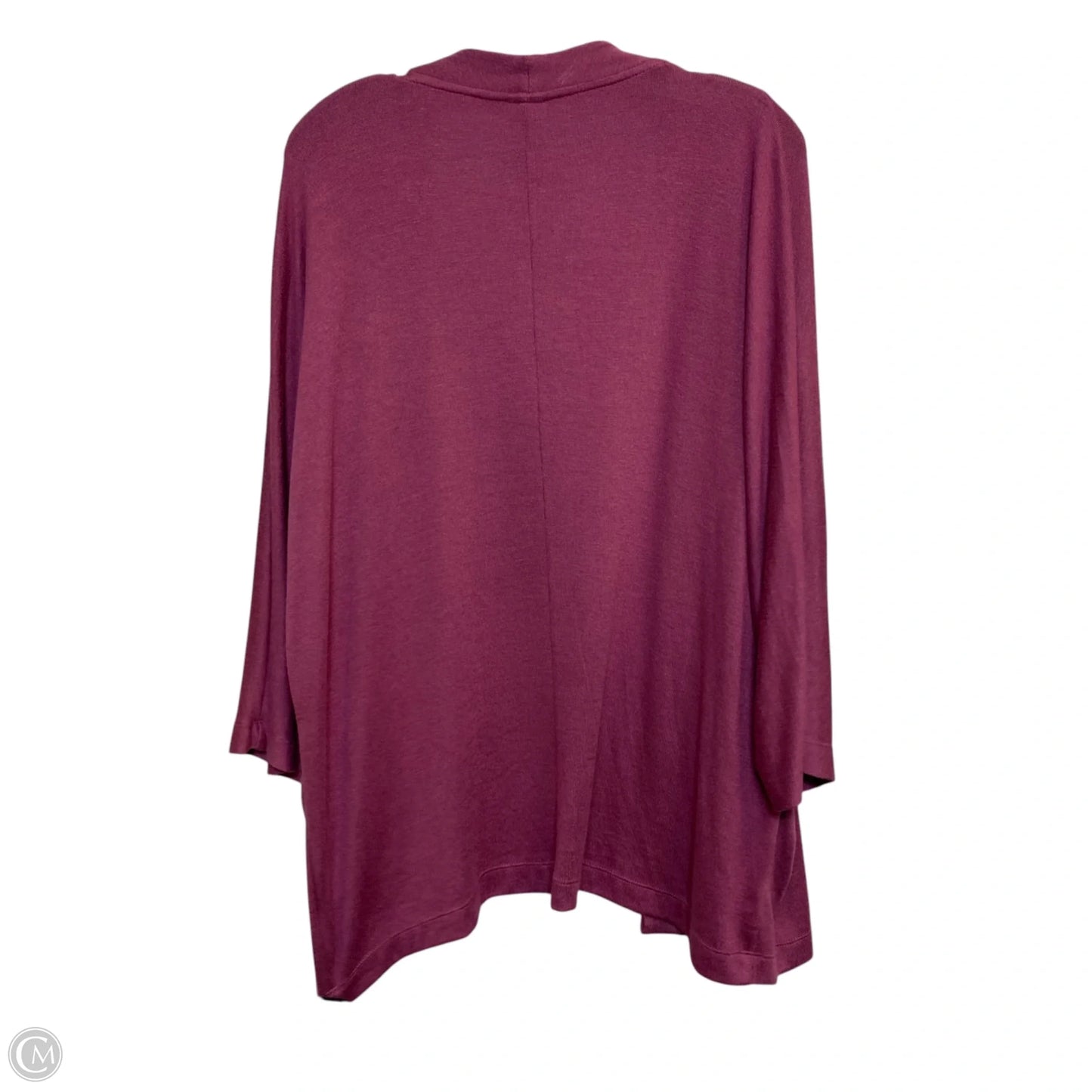 Sweater Cardigan By Time And Tru In Pink, Size: L