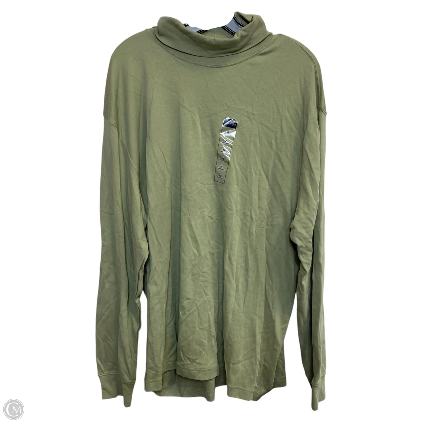 Top Long Sleeve By St Johns Bay In Green, Size: Xl