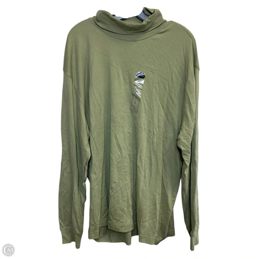 Top Long Sleeve By St Johns Bay In Green, Size: Xl