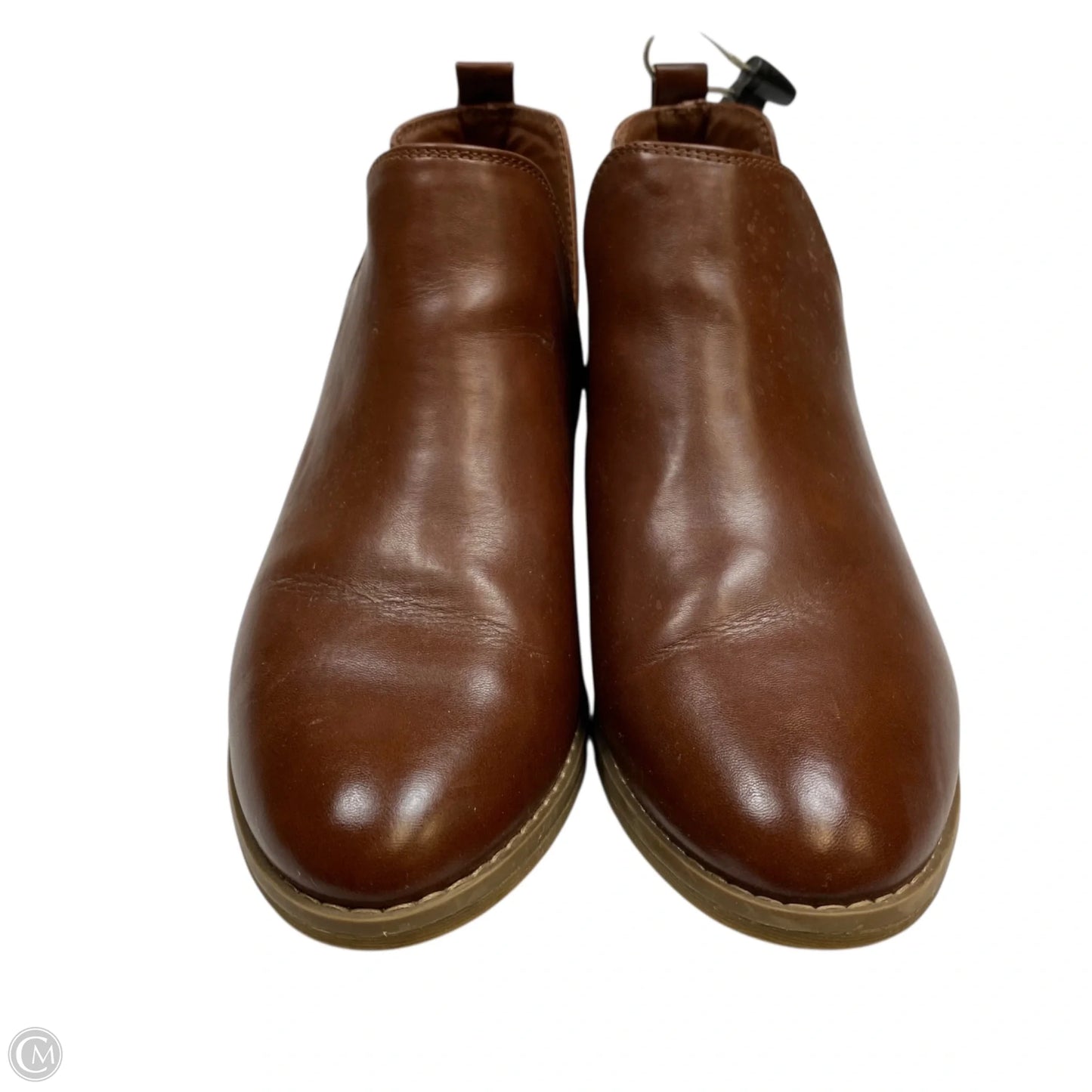 Boots Ankle Heels By Universal Thread In Brown, Size: 10