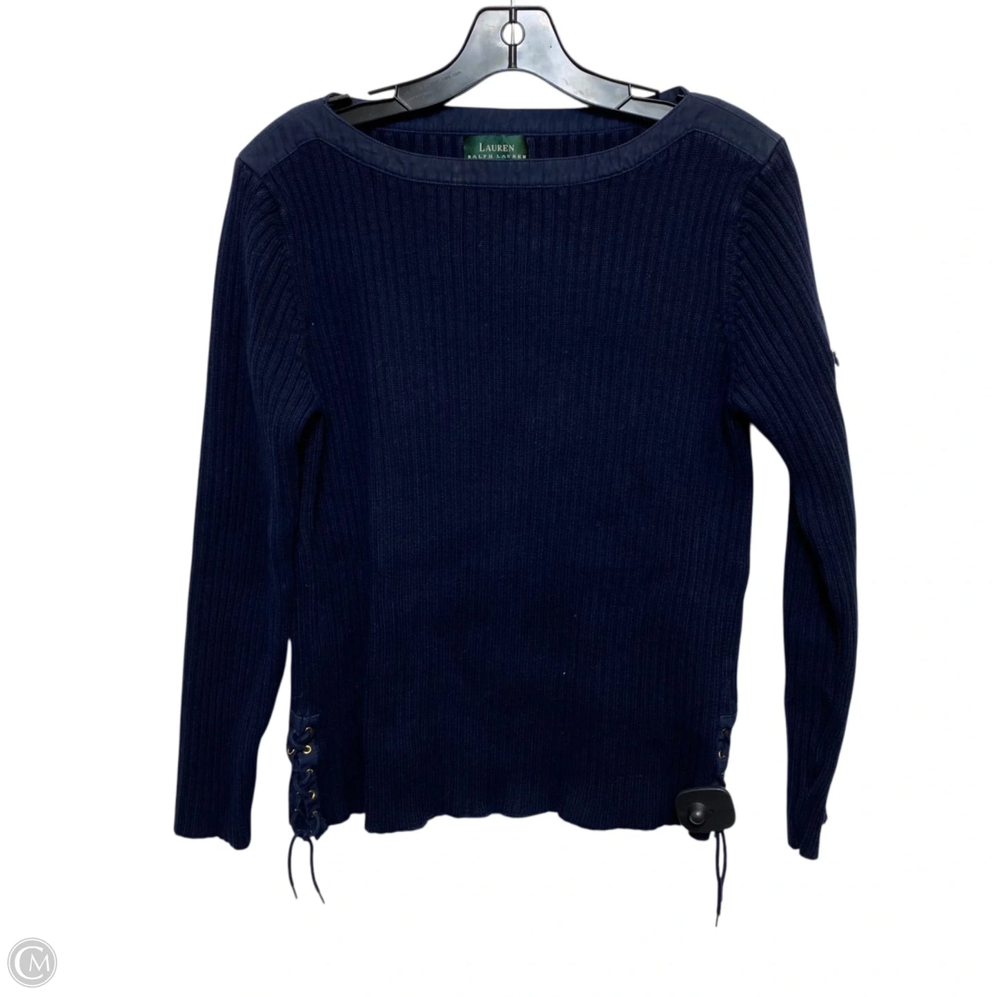 Sweater By Lauren By Ralph Lauren In Navy, Size: L