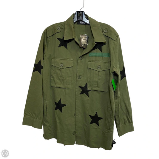 Jacket Shirt By Blue B In Green, Size: L
