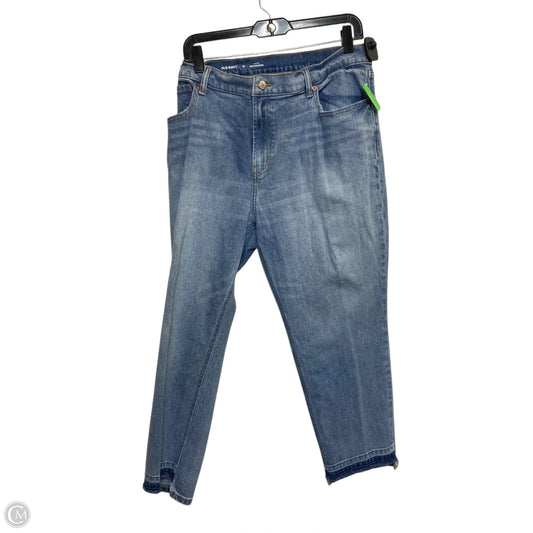 Jeans Boyfriend By Old Navy In Blue Denim, Size: 16