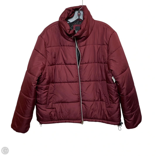 Jacket Puffer & Quilted By Me Jane In Red, Size: Xl