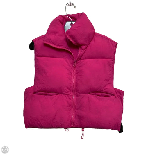 Vest Puffer & Quilted By Clothes Mentor In Pink, Size: S