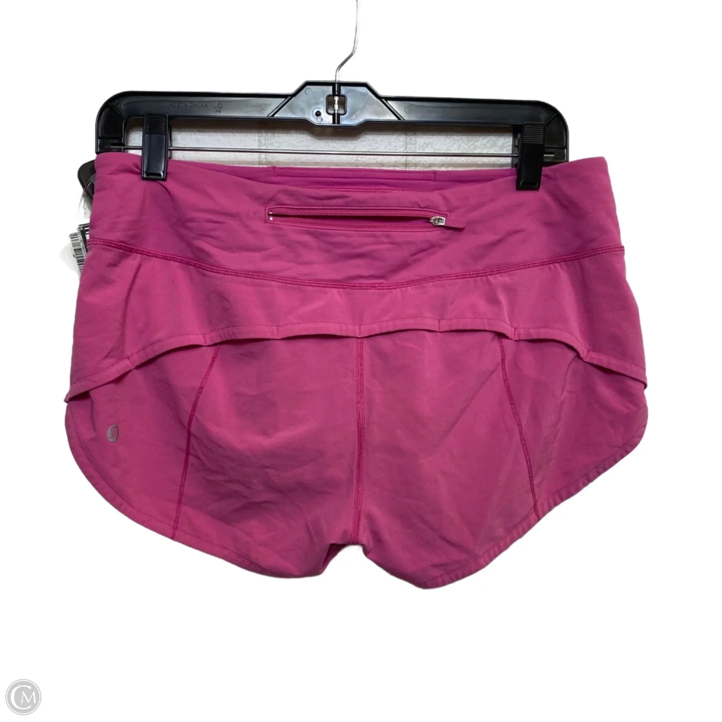Athletic Shorts Designer By Lululemon In Pink, Size: S
