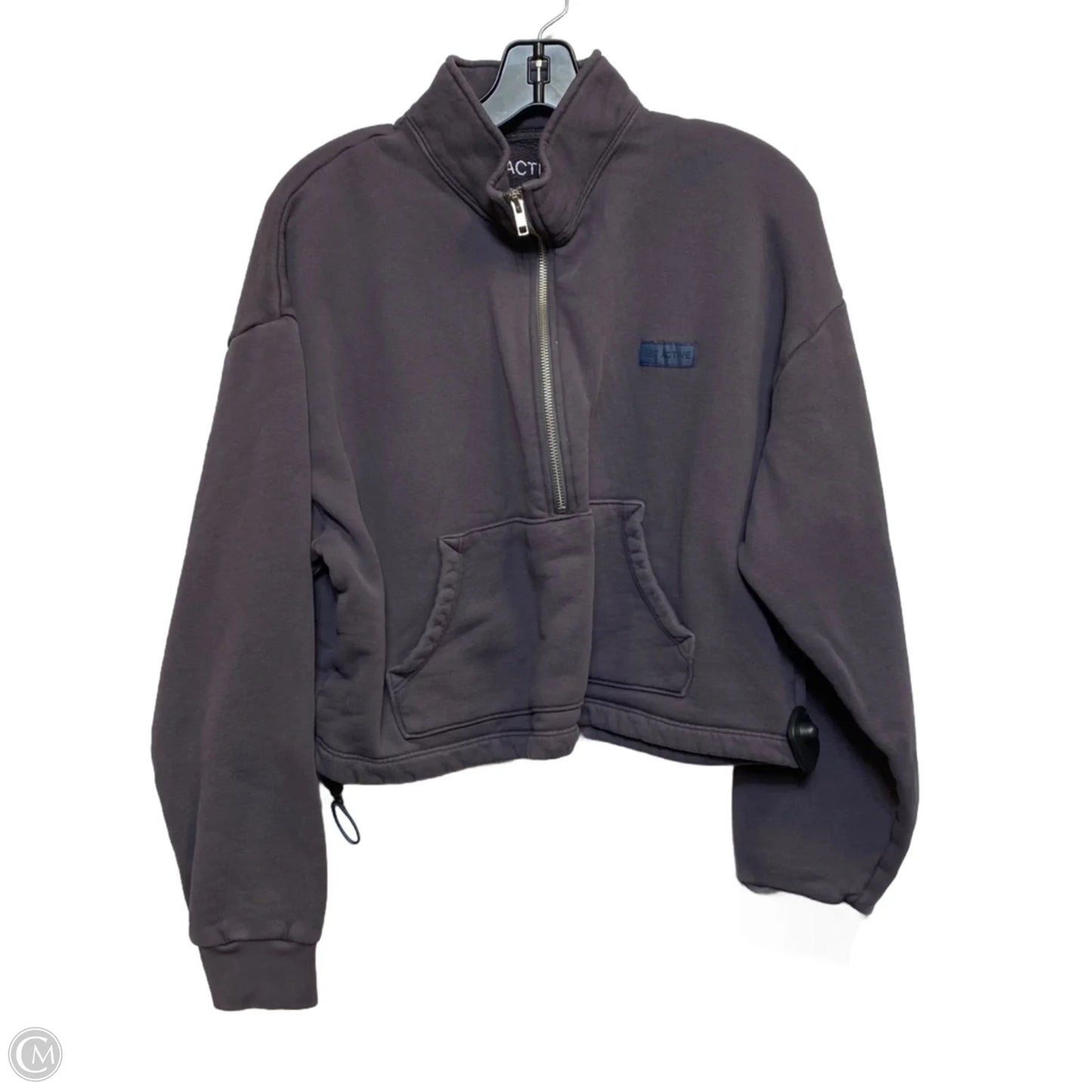 Athletic Jacket By Set Active In Purple, Size: M