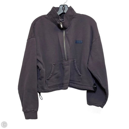 Athletic Jacket By Set Active In Purple, Size: M