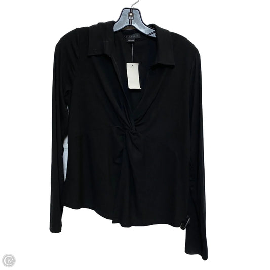 Top Long Sleeve By Sanctuary In Black, Size: L
