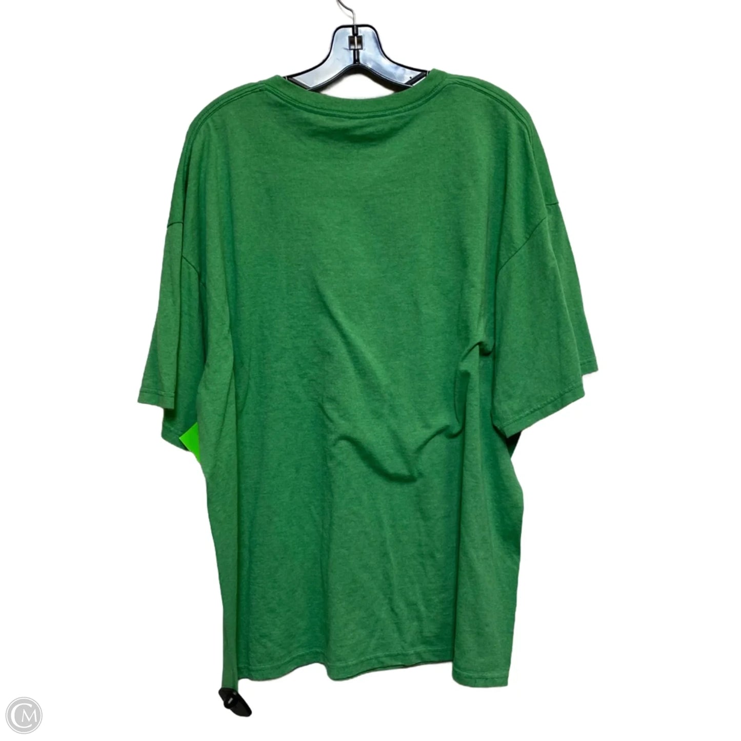 Top Short Sleeve Basic By Disney In Green, Size: 2x