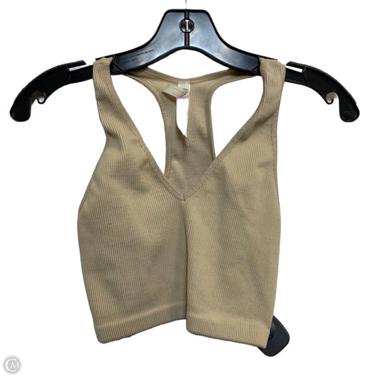 Top Sleeveless By Free People In Tan, Size: M