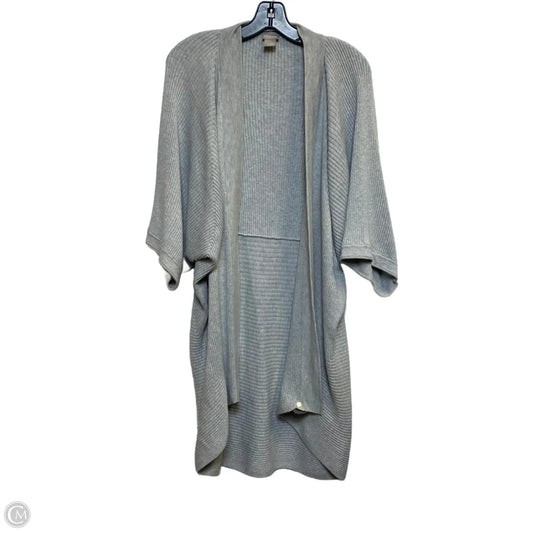 Sweater Cardigan By Chicos In Grey, Size: L