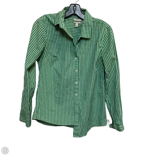 Top Long Sleeve By J. Crew In Green, Size: S