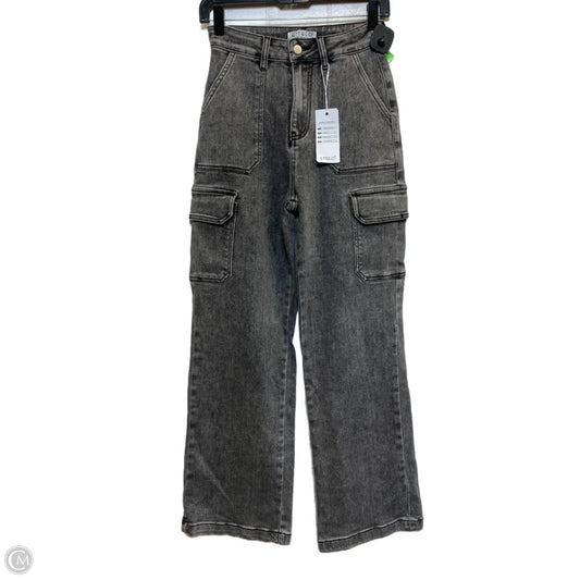 Jeans Skinny By Ettelo In Grey Denim, Size: 4