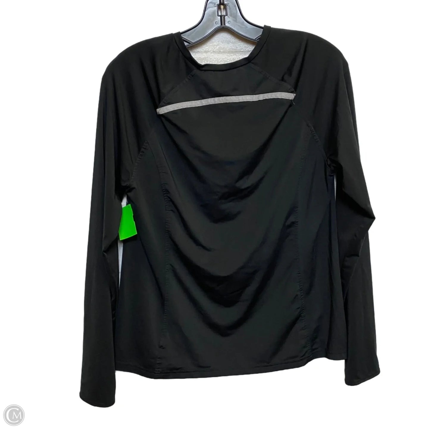 Athletic Top Long Sleeve Crewneck By Old Navy In Black, Size: L