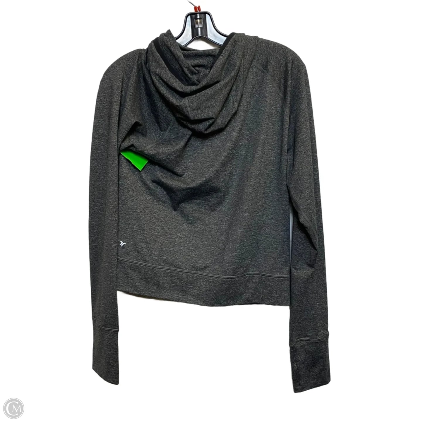 Athletic Sweatshirt Hoodie By Old Navy In Grey, Size: L