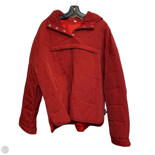 Jacket Puffer & Quilted By Clothes Mentor In Red, Size: 3x