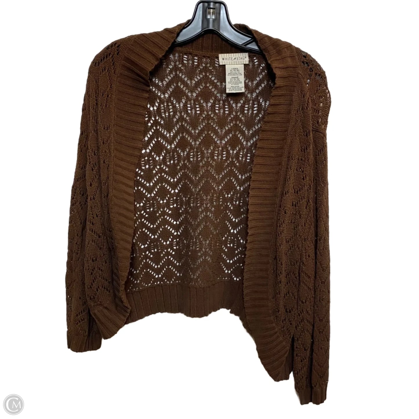 Cardigan By White Stag In Brown, Size: Xl