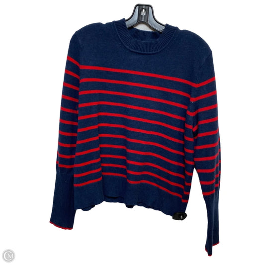 Sweater By La Ligne In Blue & Red, Size: 1x
