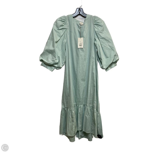Dress Casual Midi By A New Day In Green, Size: S