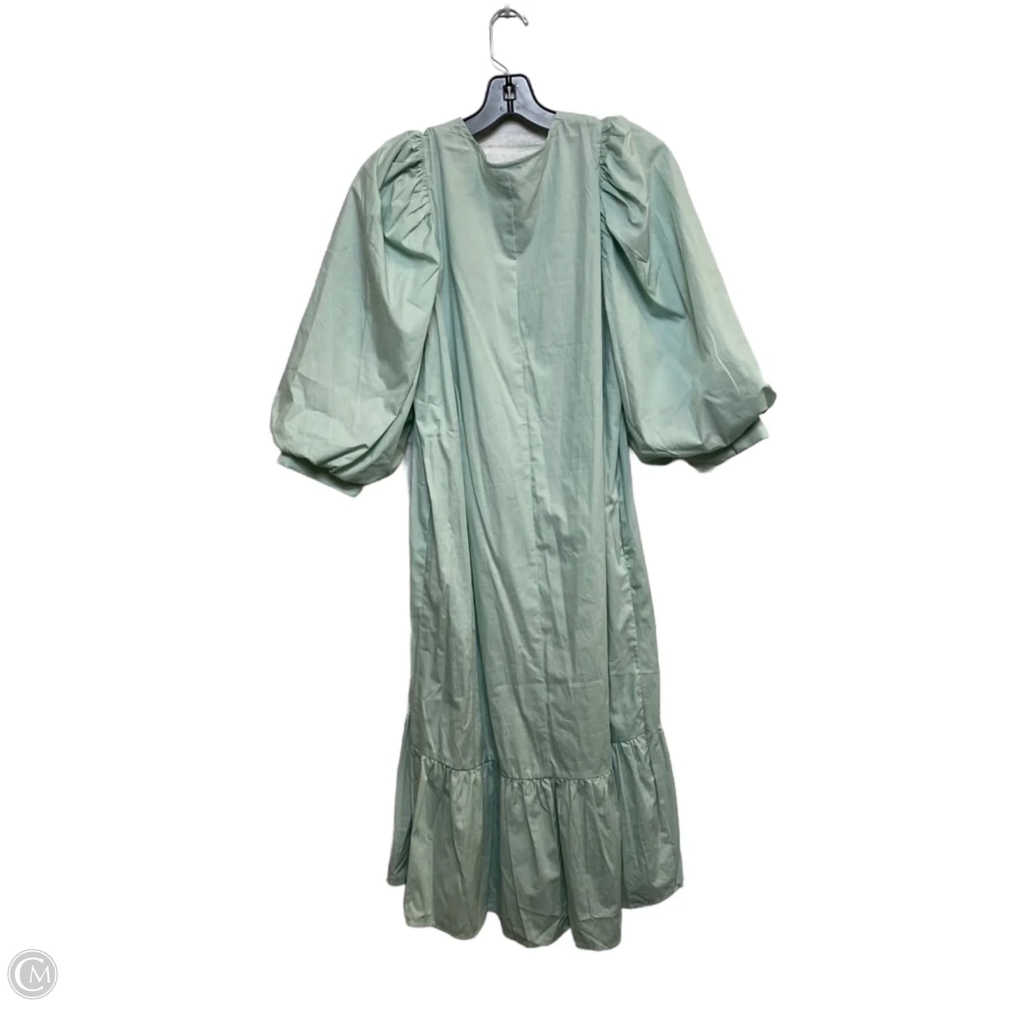 Dress Casual Midi By A New Day In Green, Size: S