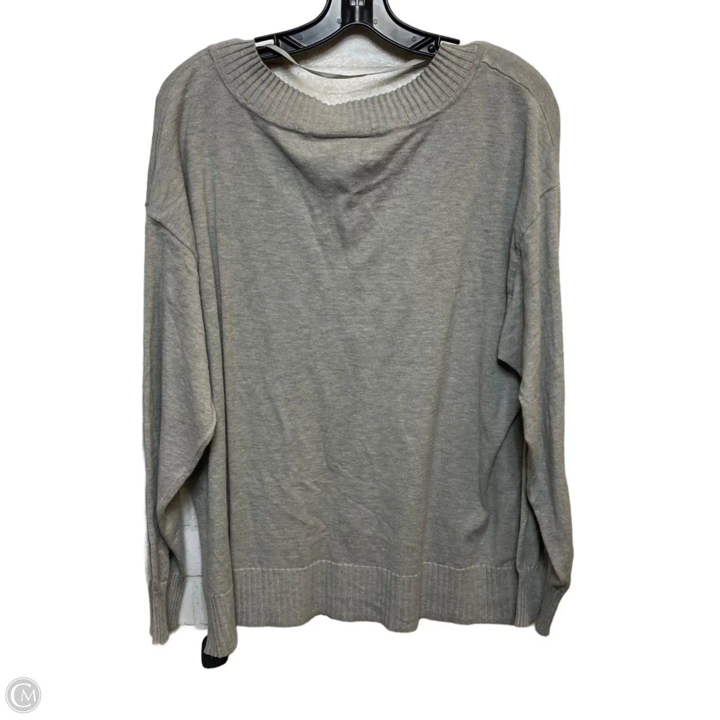 Sweater By Lane Bryant In Grey, Size: 3x