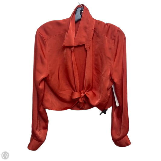 Top Long Sleeve By Babaton In Pink, Size: M