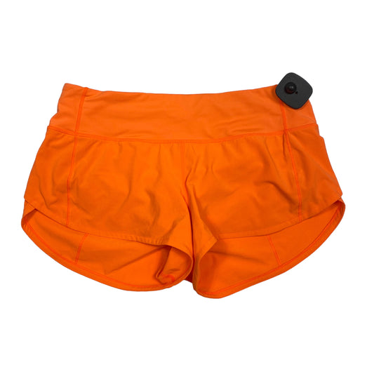 Orange Athletic Shorts Lululemon, Size 4