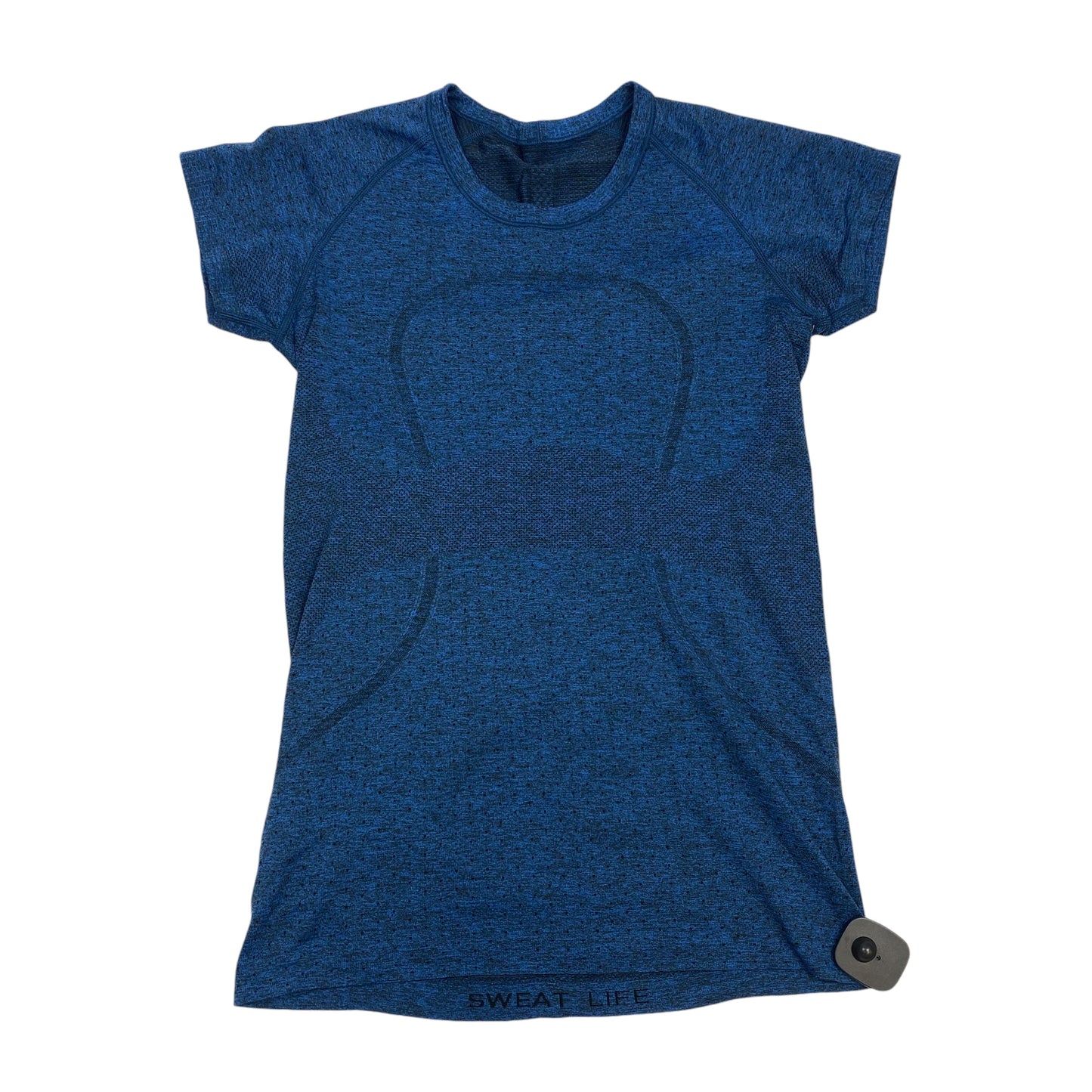 Athletic Top Short Sleeve By Lululemon In Blue