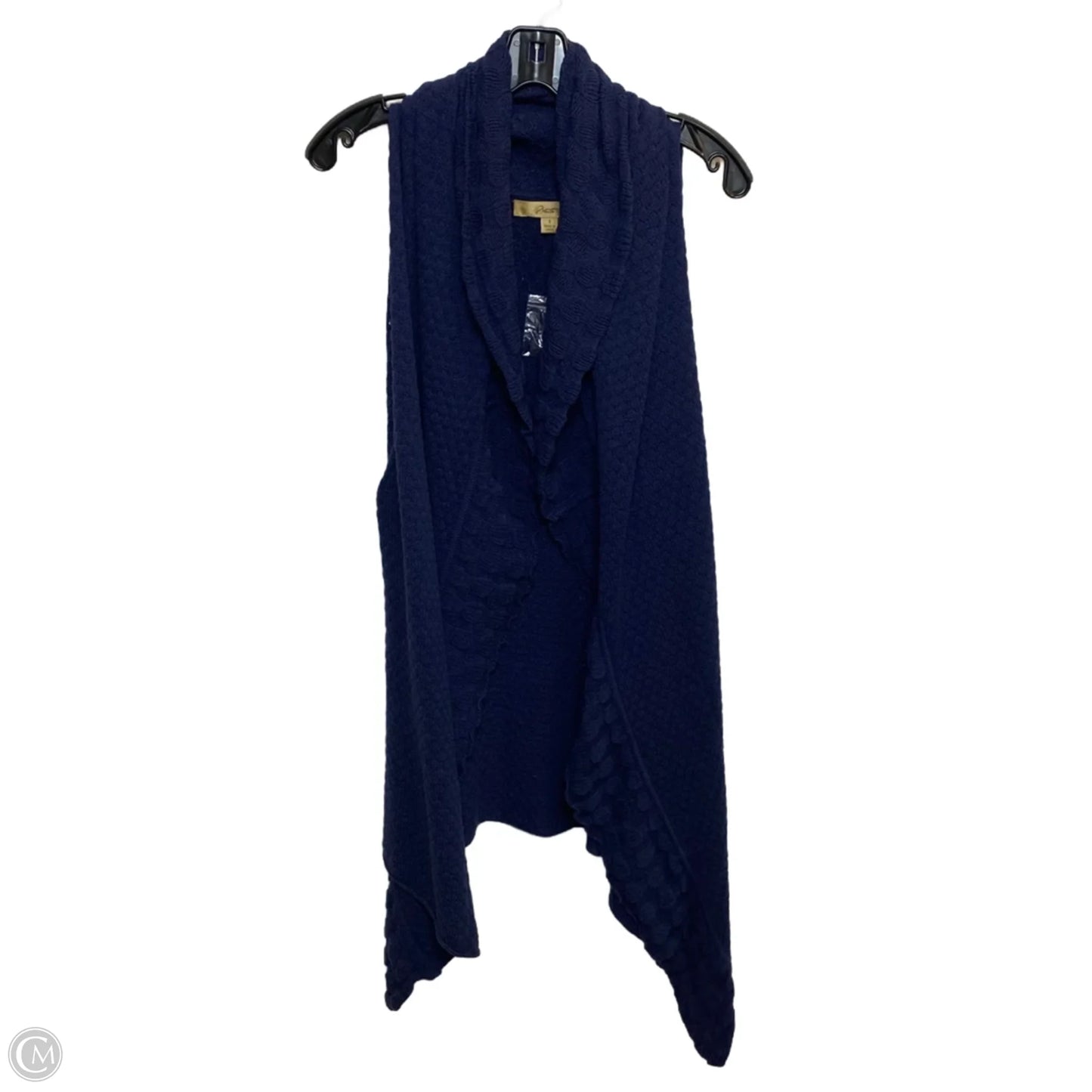 Vest Sweater By Motto In Blue, Size: S