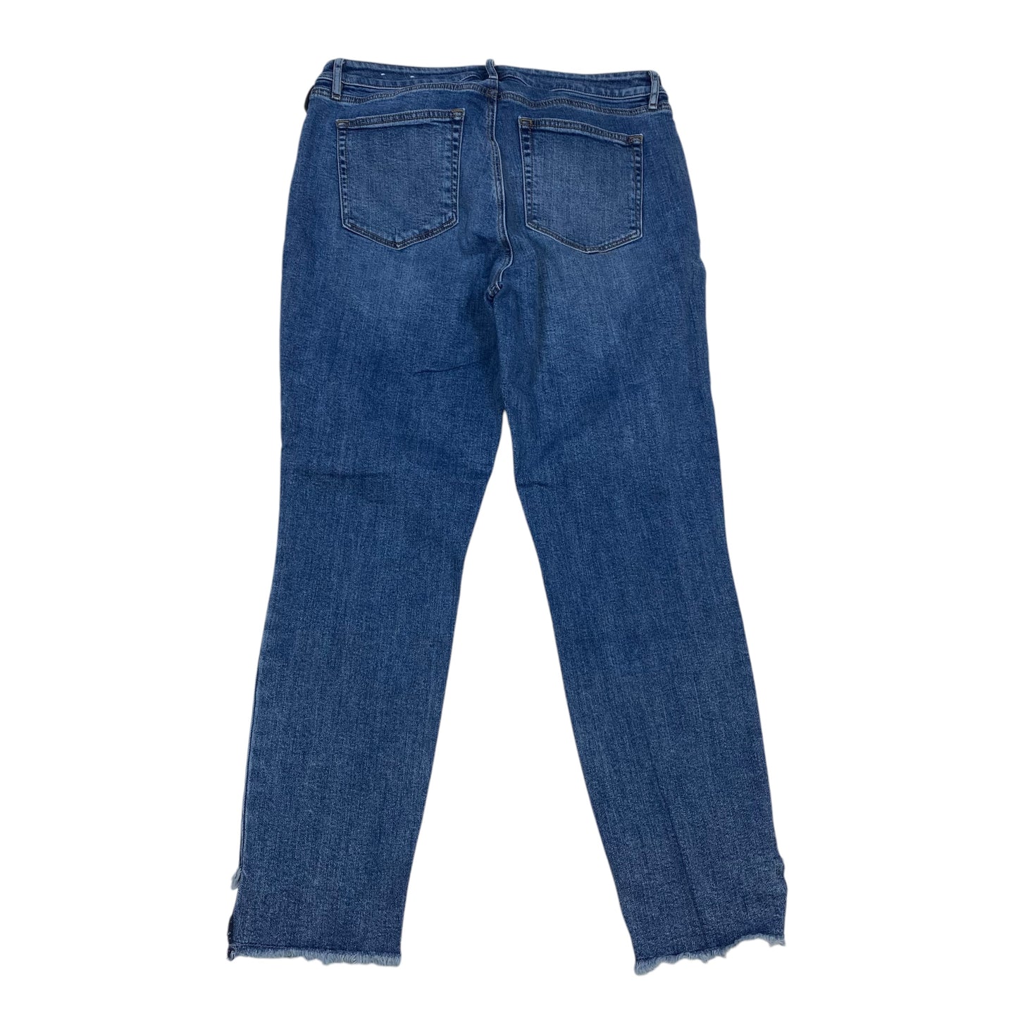 Jeans Straight By Loft In Blue Denim, Size: 10