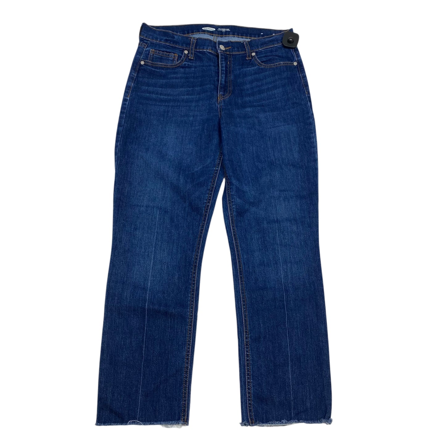 Jeans Straight By Old Navy In Blue Denim, Size: 10