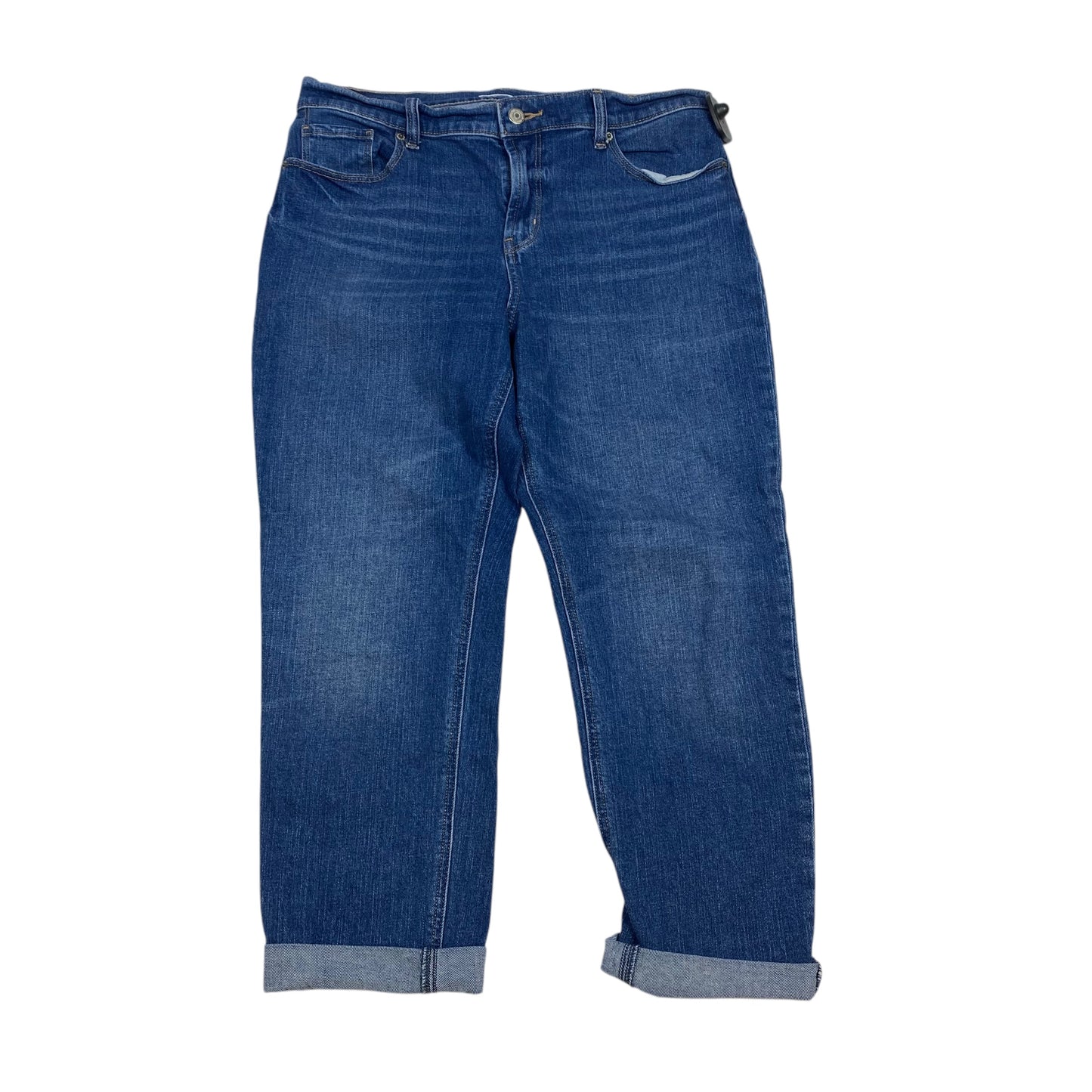 Jeans Straight By Old Navy In Blue Denim, Size: 10