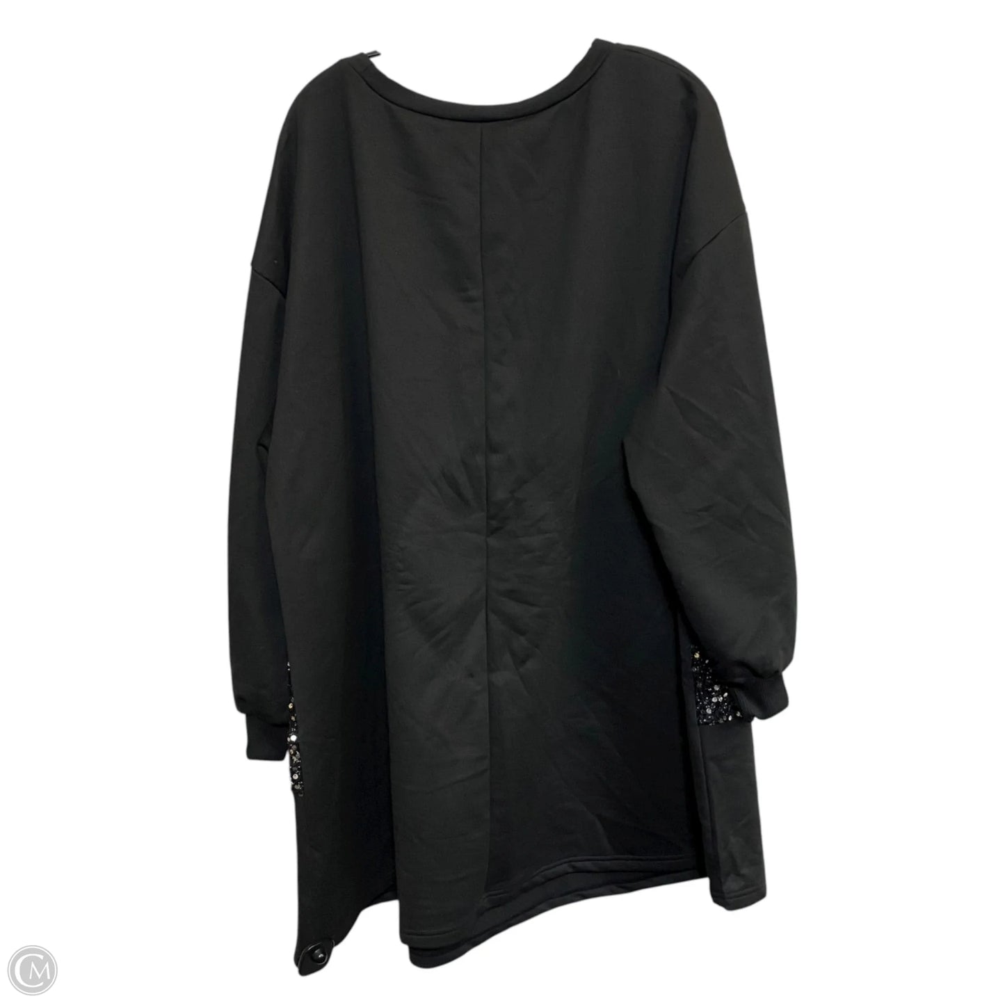 Top Long Sleeve By Shein In Black, Size: 3x