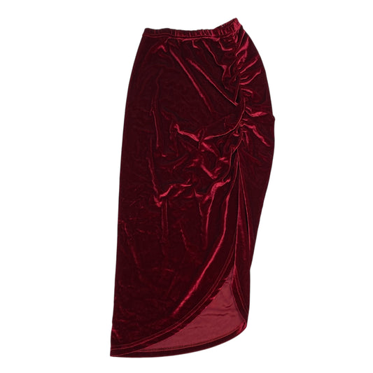 Skirt Maxi By Zaful In Red, Size: S