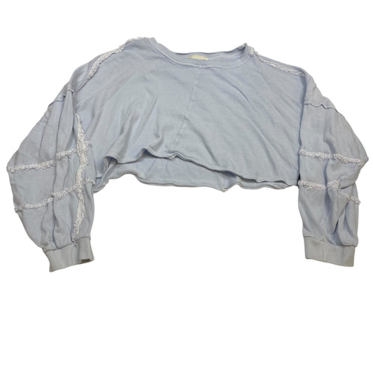 Top Long Sleeve By Vintage Havana In Blue, Size: L