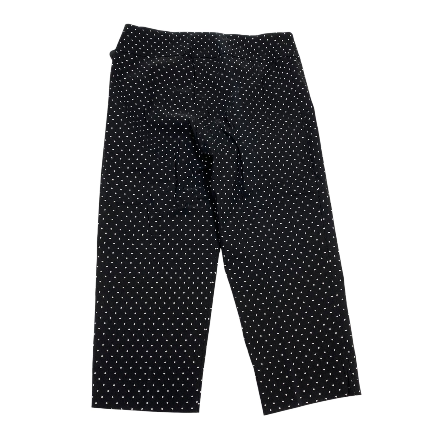 Pants Cropped By New Directions In Black & White, Size: 12